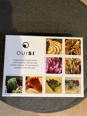 Ouisi family game photo cards ages 4+ award winning 2024 EUC